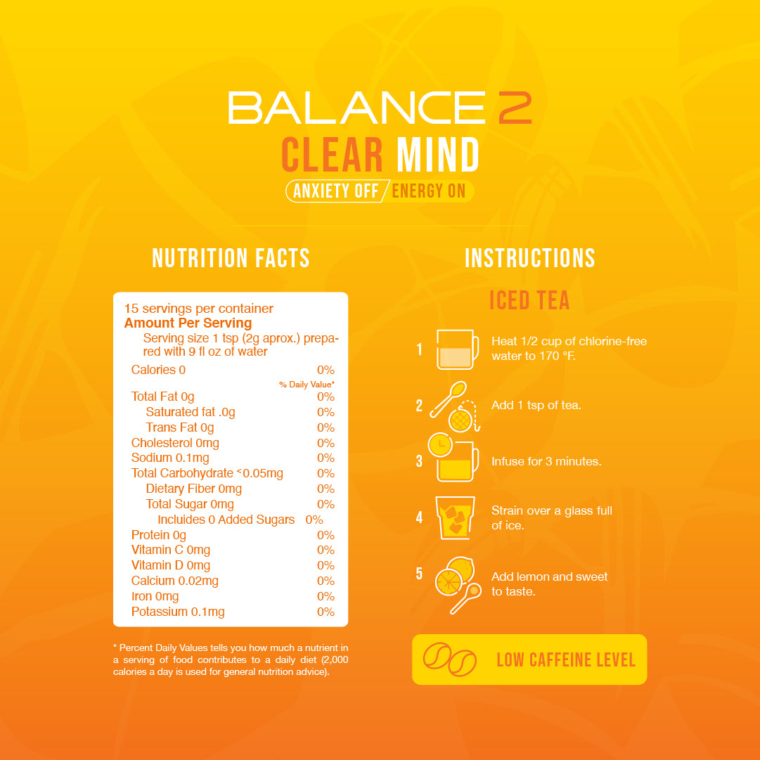 CLEAR MIND TEA - 1 oz (15 cups)